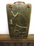 1980 Alaska Soapstone Eskimo Fish Plaque