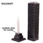 Red and Black Soapstone Incense Stick Holder