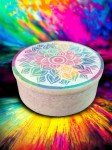 Small Round Mandala Soapstone Decorative Box