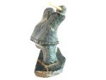 Inuit Seal Hunter Soapstone Carving by DIMU