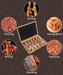Soapstone Carving Tool Set with Storage Box