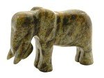 Lion and Elephant Soapstone Sculpture Carving Kit