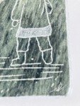 Dimu Canada Soapstone Eskimo Plaque Carving