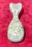 Original Inuit Carved Green Soapstone Walrus Sculpture