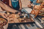 Charming Cheese Knife Set with Acacia Board