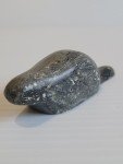 Signed Dimu Soapstone Carved Beaver Figurine