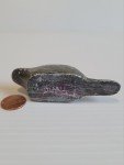 Signed Dimu Soapstone Carved Beaver Figurine
