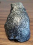 Lifelike Wolf Soapstone Sculpture - Handmade in Canada