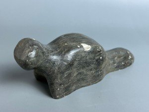 1960s Signed Soapstone Beaver Inuit Carving