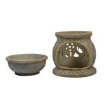 Soapstone Elephant Oil Diffuser with Tealights