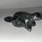 Signed Inuit Soapstone Beaver Carving by DIMU