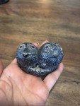 Hand-Carved Soapstone Baby Birds Sculpture from Canada