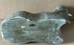 Signed Soapstone Walrus Seal Animal Sculpture