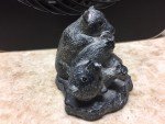 Al Wolf Bear Sculpture, 3” Signed Art