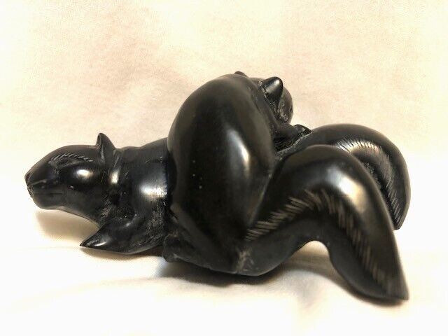 Eskimo Seal Soapstone Carving