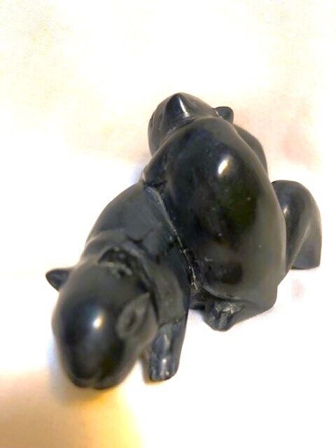 Eskimo Seal Soapstone Carving