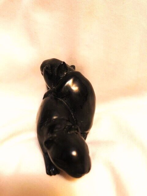 Eskimo Seal Soapstone Carving