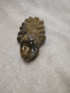 Signed Inuit Soapstone Carving - 4" Long