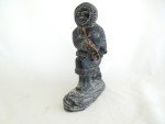 Soapstone Inuit Eskimo Carving with Spear