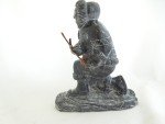 Soapstone Inuit Eskimo Carving with Spear