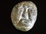Hand-Carved Soapstone Inuit Face Sculpture