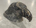 Inuit Soapstone Bald Eagle Head Sculpture