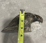 Inuit Soapstone Bald Eagle Head Sculpture