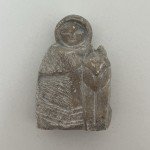 Inuit Soapstone Carving with Wolf Design