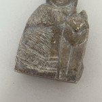 Inuit Soapstone Carving with Wolf Design