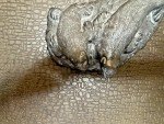 Al Wolf Soapstone Carving: Two Seals on Rock