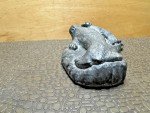 Al Wolf Soapstone Carving: Two Seals on Rock