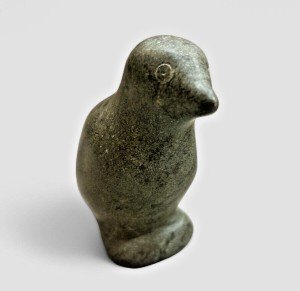 Inuit Soapstone Bird Carving - Vintage Art Piece