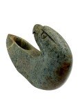 Signed Inuit Soapstone Eskimo Art Figurine