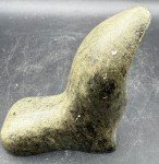 Inuit Soapstone Seal Figure Carving – Signed