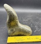 Inuit Soapstone Seal Figure Carving – Signed