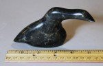 Signed Vintage Inuit Soapstone Goose Carving