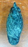 Inuit Black Soapstone Duck Bird Carving 4.5