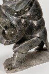 Hand-Carved Soapstone Inuit Figure with Baby