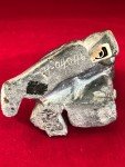 Inuit Soapstone Carving: Man and Seal Design