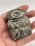 Petite Signed Soapstone Eskimo Carving by Ken