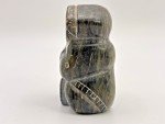 Petite Signed Soapstone Eskimo Carving by Ken