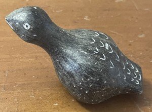 Inuit Soapstone Carving - Dimu Bird Art