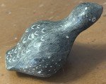 Inuit Soapstone Carving - Dimu Bird Art