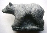 Vintage Hand-Carved Wolf Soapstone Figures from Canada