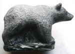 Vintage Hand-Carved Wolf Soapstone Figures from Canada