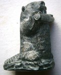 Vintage Hand-Carved Wolf Soapstone Figures from Canada