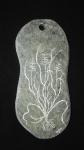 Vintage Dimu Soapstone Wall Hanging Art, Signed