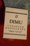 Vintage Dimu Soapstone Wall Hanging Art, Signed