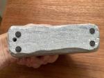 Signed "DIMU" Inuit Soapstone Woodpecker Carving