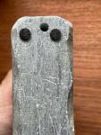 Signed "DIMU" Inuit Soapstone Woodpecker Carving
